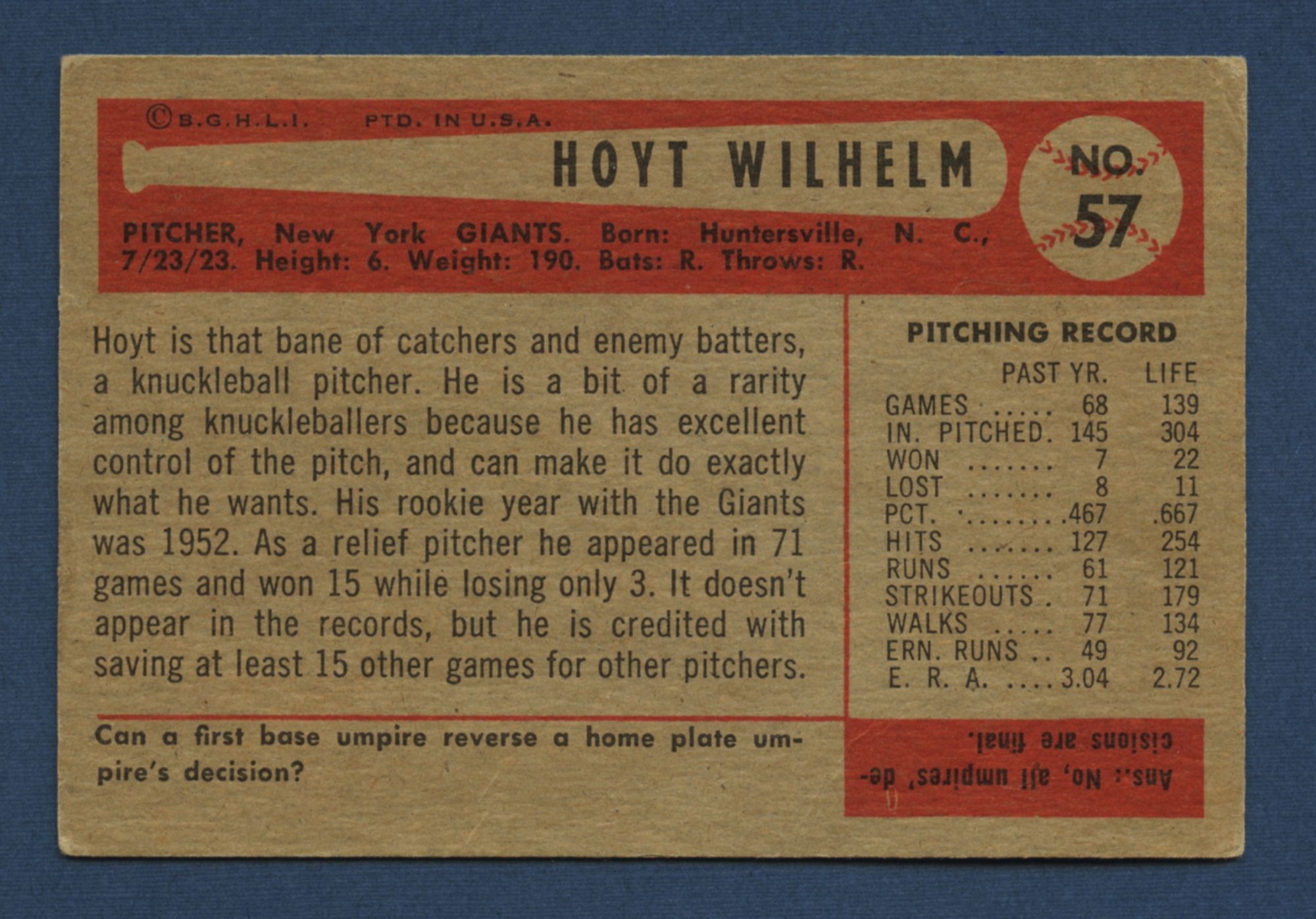 1954 Bowman Baseball Singles Various Condition (Updated October 2024)