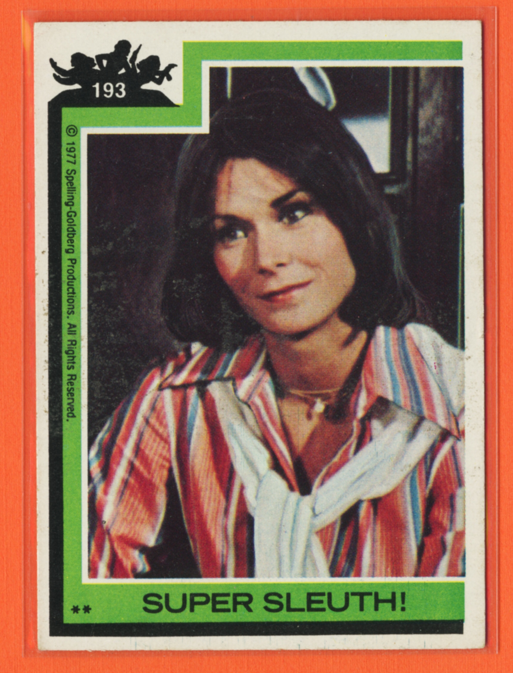 1977 Topps "Charlie's Angels" the Television Series Trading Cards