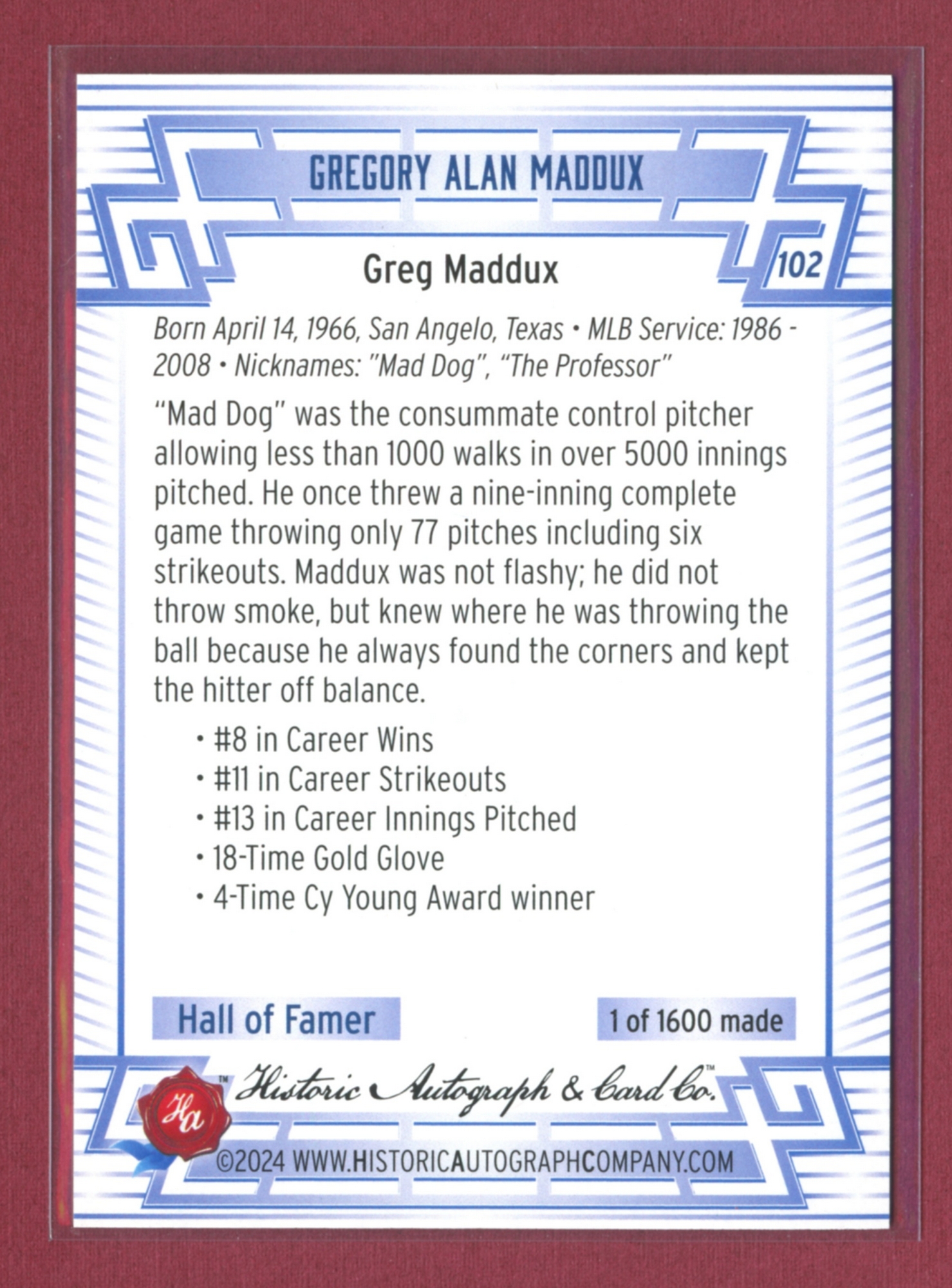 2024 Historic Autographs All-Time Greats Baseball • Variations & Inserts