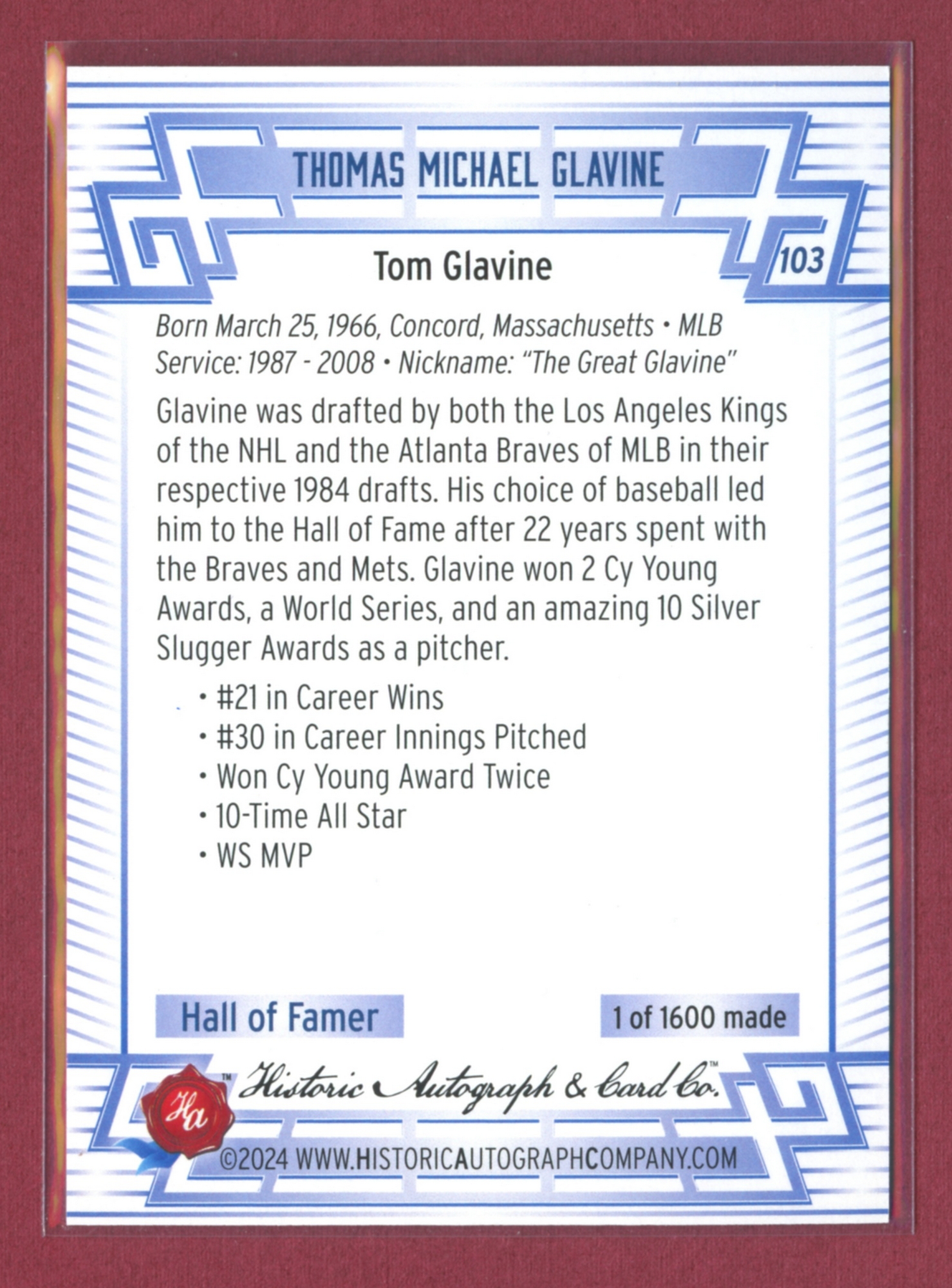 2024 Historic Autographs All-Time Greats Baseball • Variations & Inserts